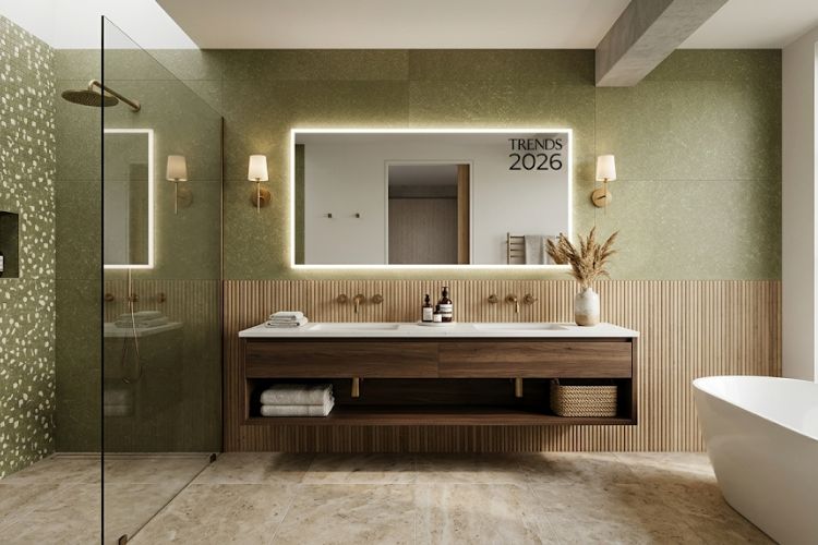 Top Bathroom Tiles Trends in 2026 for Stylish & Durable Homes