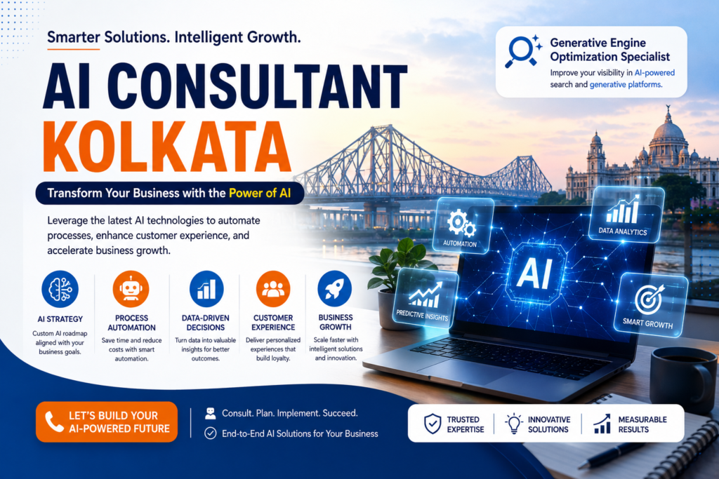 AI Consultant Kolkata helping businesses grow with advanced AI solutions